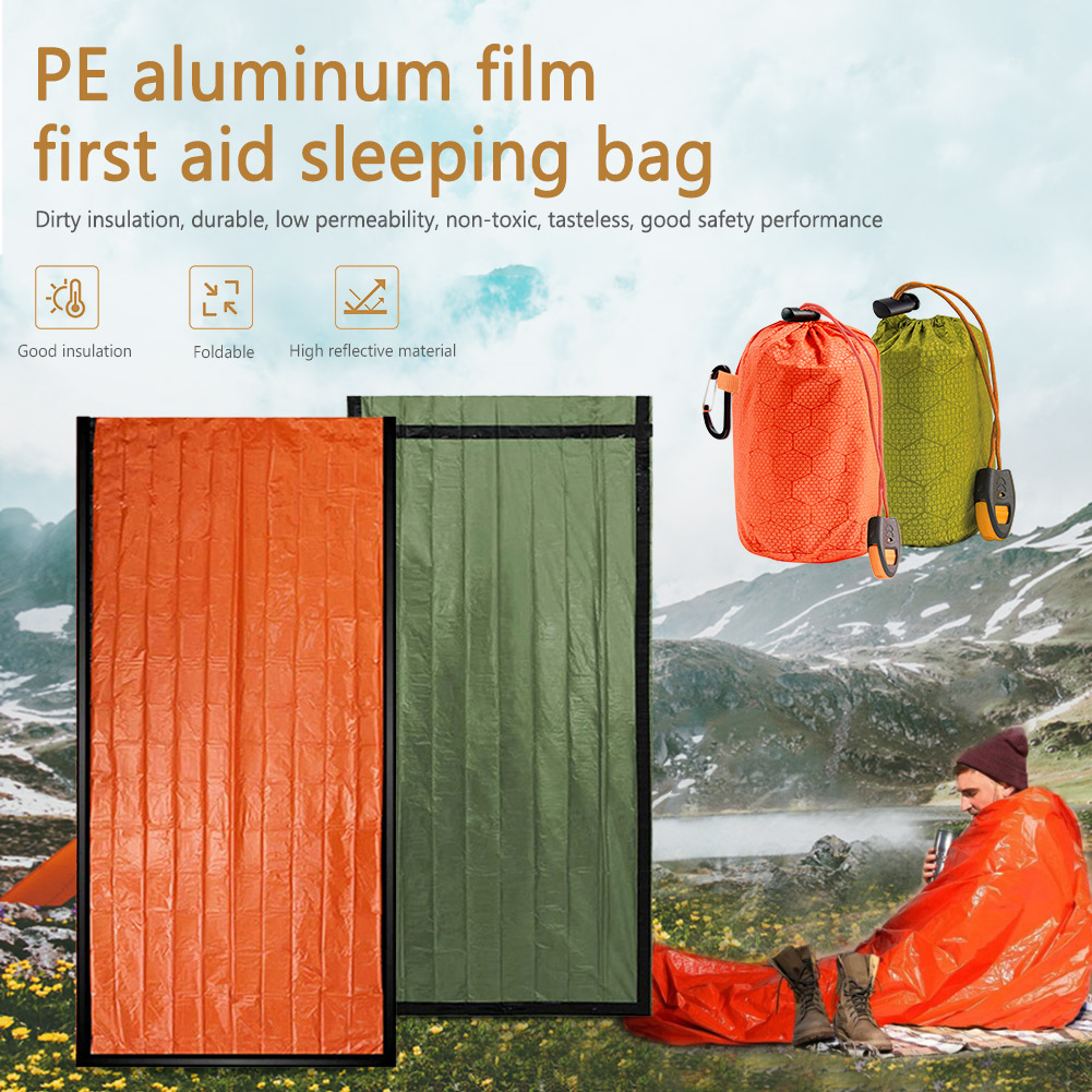 Bivy Bag Emergency - 열 보온 침낭 휴대용 수면 패드