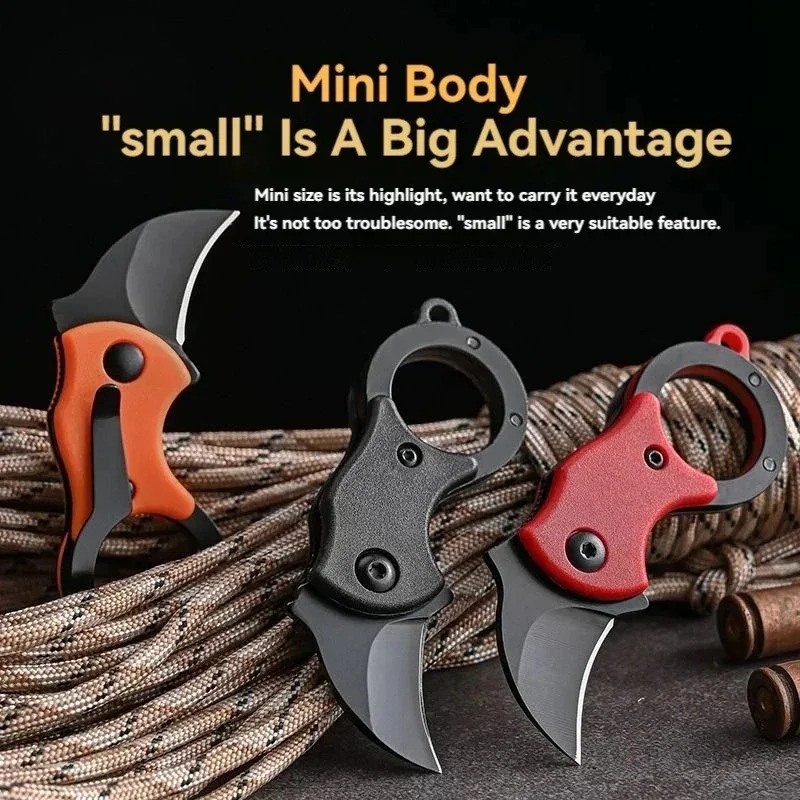 미니 열쇠고리 포켓 나이프 스테인리스 스틸 캠핑용 소형 - Bushcraft Knife Fixed 리뷰 및 가격