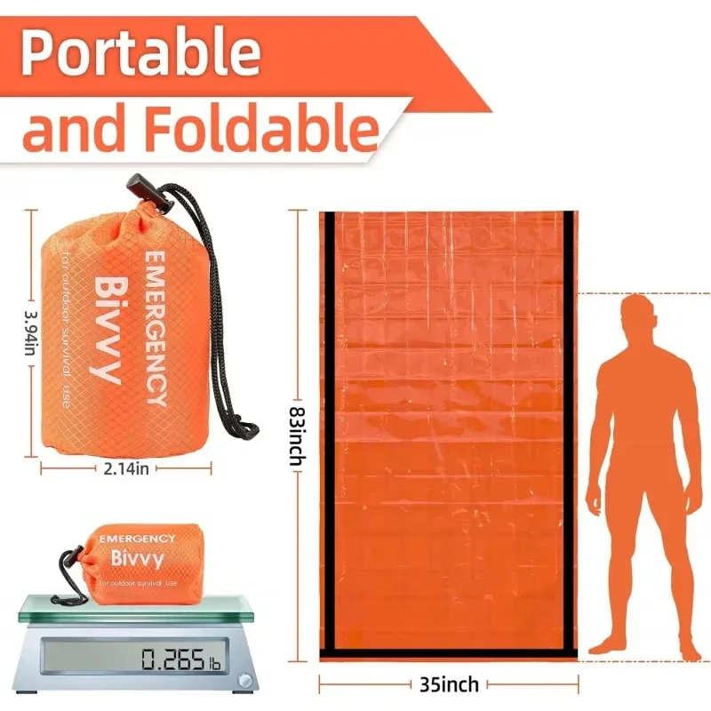 비상용 침낭, PE 알루미늄 필름 비비백 (프리미엄 파 - Bivy Bag Emergency 리뷰 및 가격